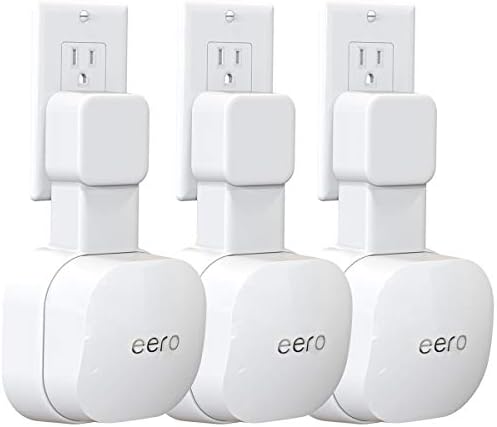 הרכבה על קיר יציאה רק עבור Eero 6 רשת Wi-Fi 6 של Eero 6 [לא מתאימה ל- Eero Pro 6 ו- Eero 6+], ללא חוטים